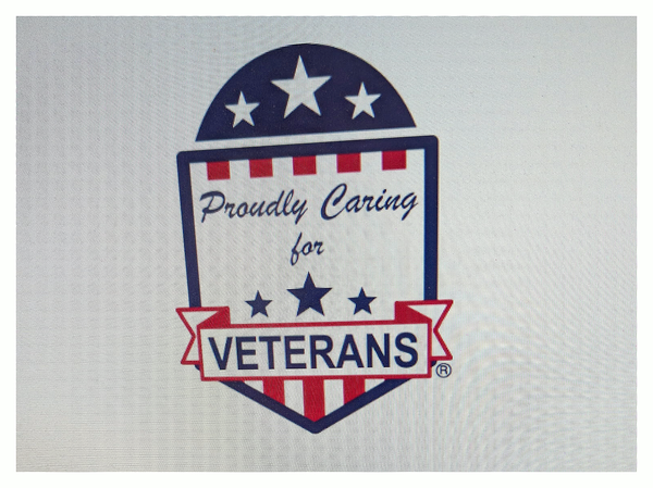 TriWest Proudly Caring for Veterans badge